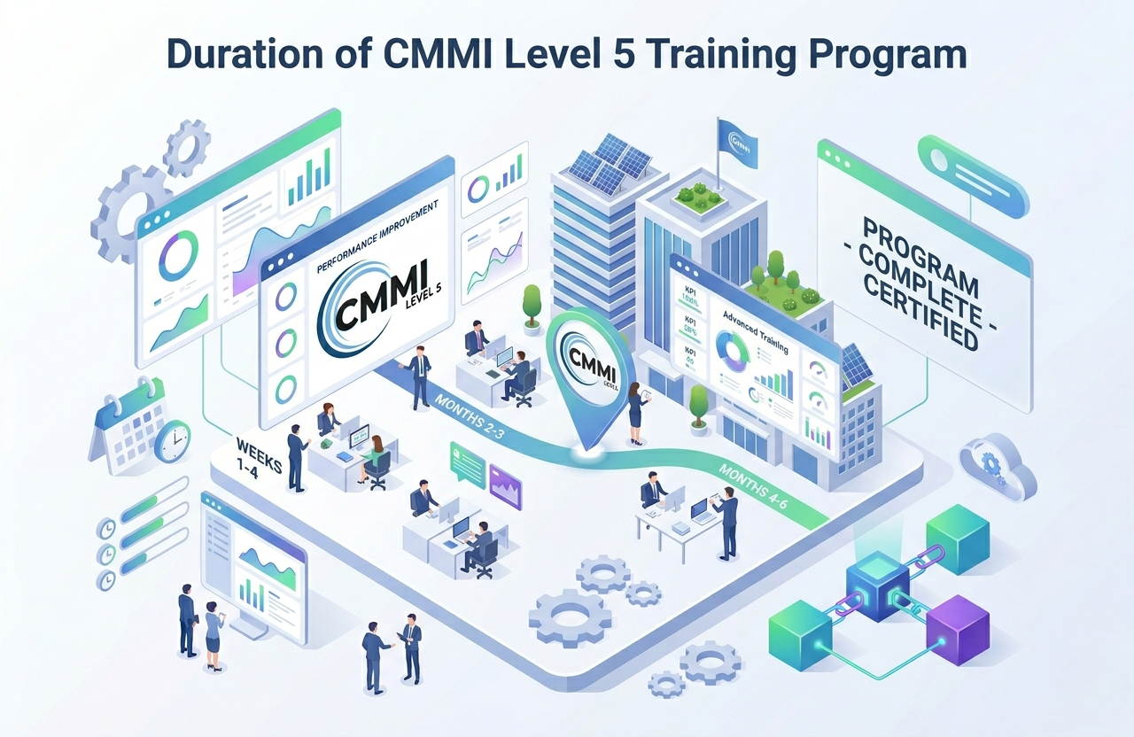 Duration of CMMI Level 5 Training Program Duration of CMMI Level 5 Training Program