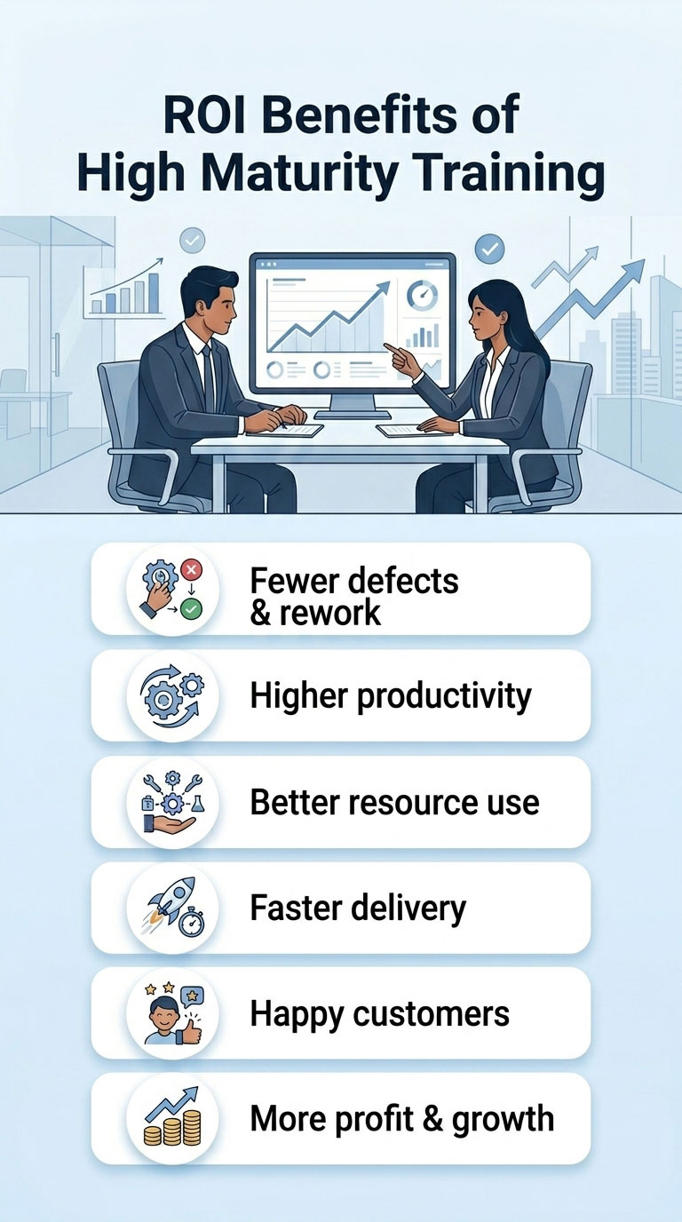 ROI Benefits of High Maturity Training-mob ROI Benefits of High Maturity Training
