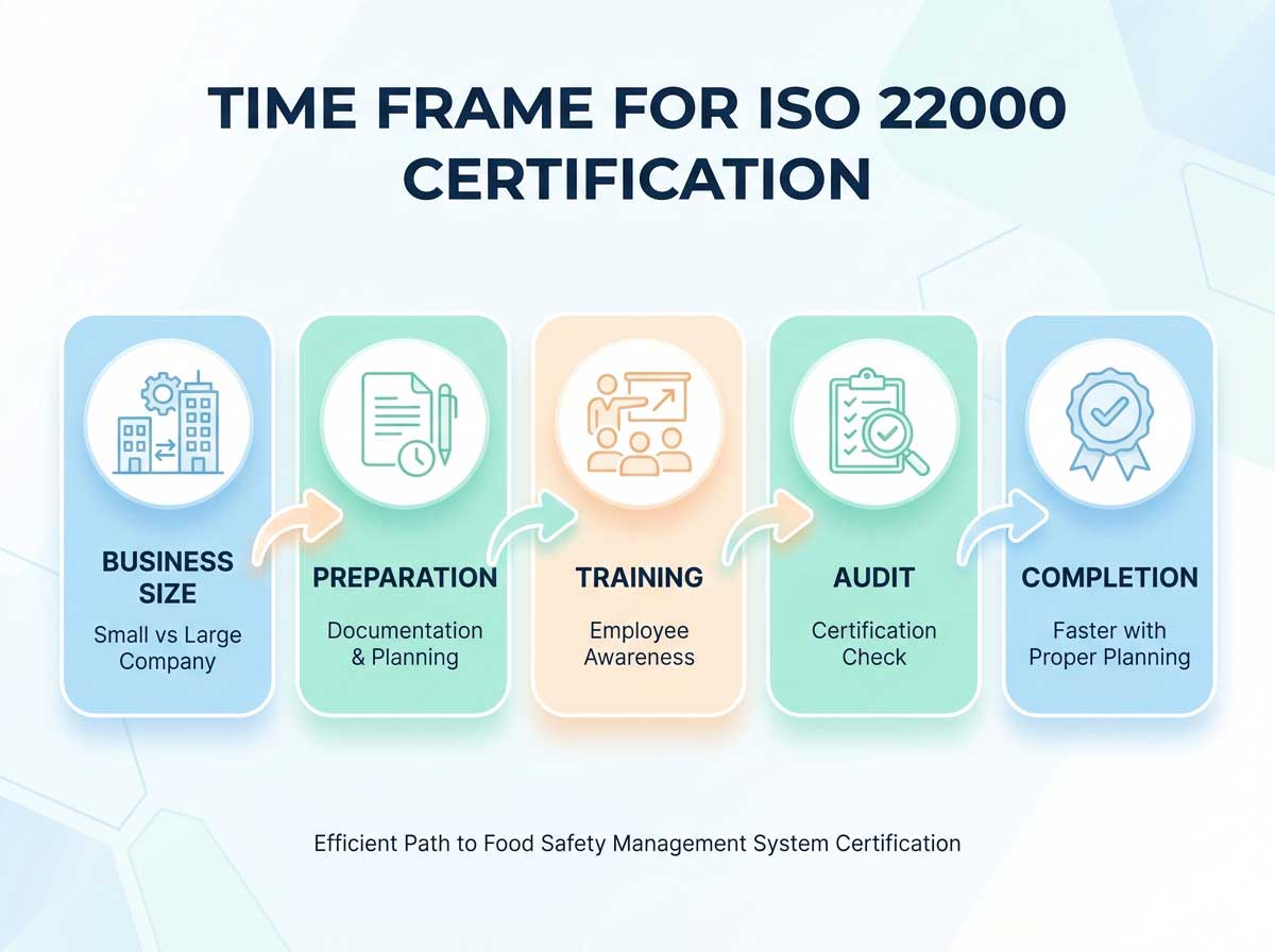 Timeframe for ISO 22000 Certification