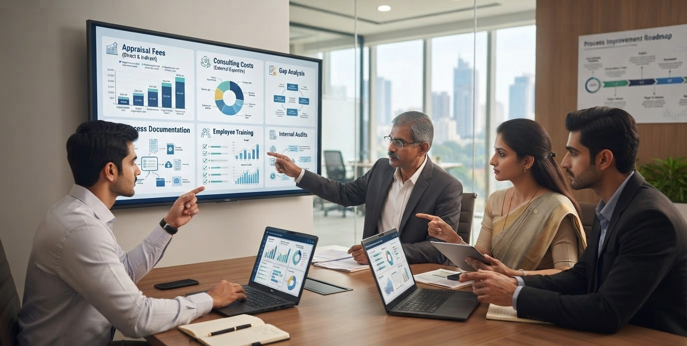 CMMI Certification Cost Factors in India CMMI certification cost factors breakdown for Indian technology companies