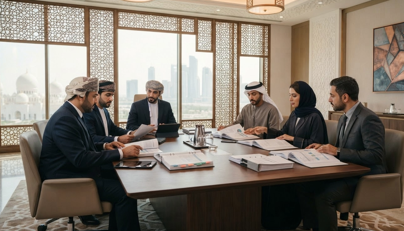ISR Compliance Dubai - Government Regulatory Meeting Government and regulatory compliance meeting discussing ISR requirements in Dubai