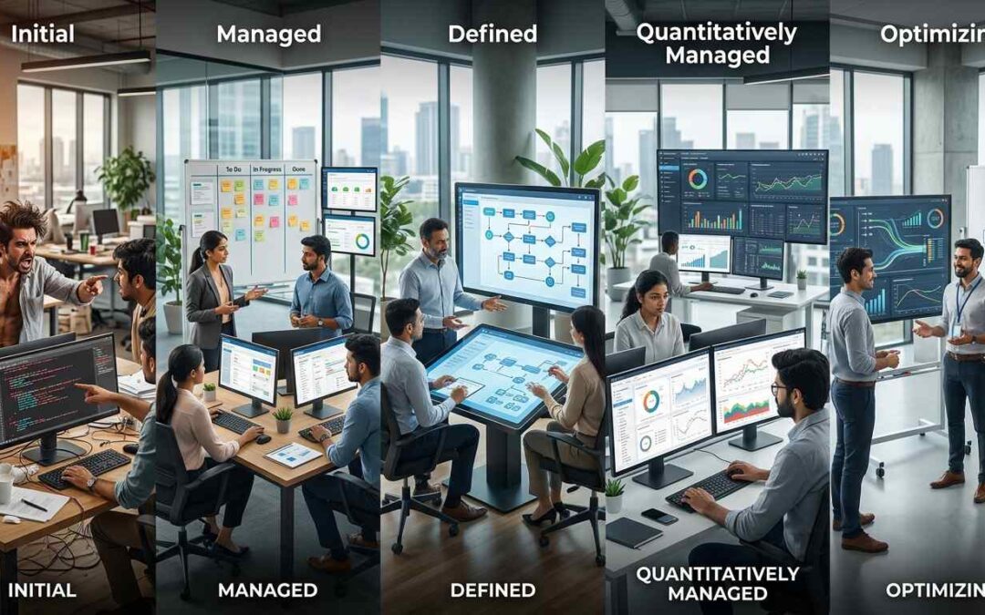 CMMI Maturity Levels Explained: From Level 1 to Level 5
