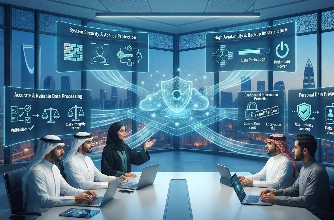 SOC 2 Trust Services Criteria scoping for a Saudi Arabian service organisation